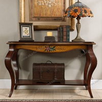 Living room home decor luxury furnitures vintage console table in black M-905 ()